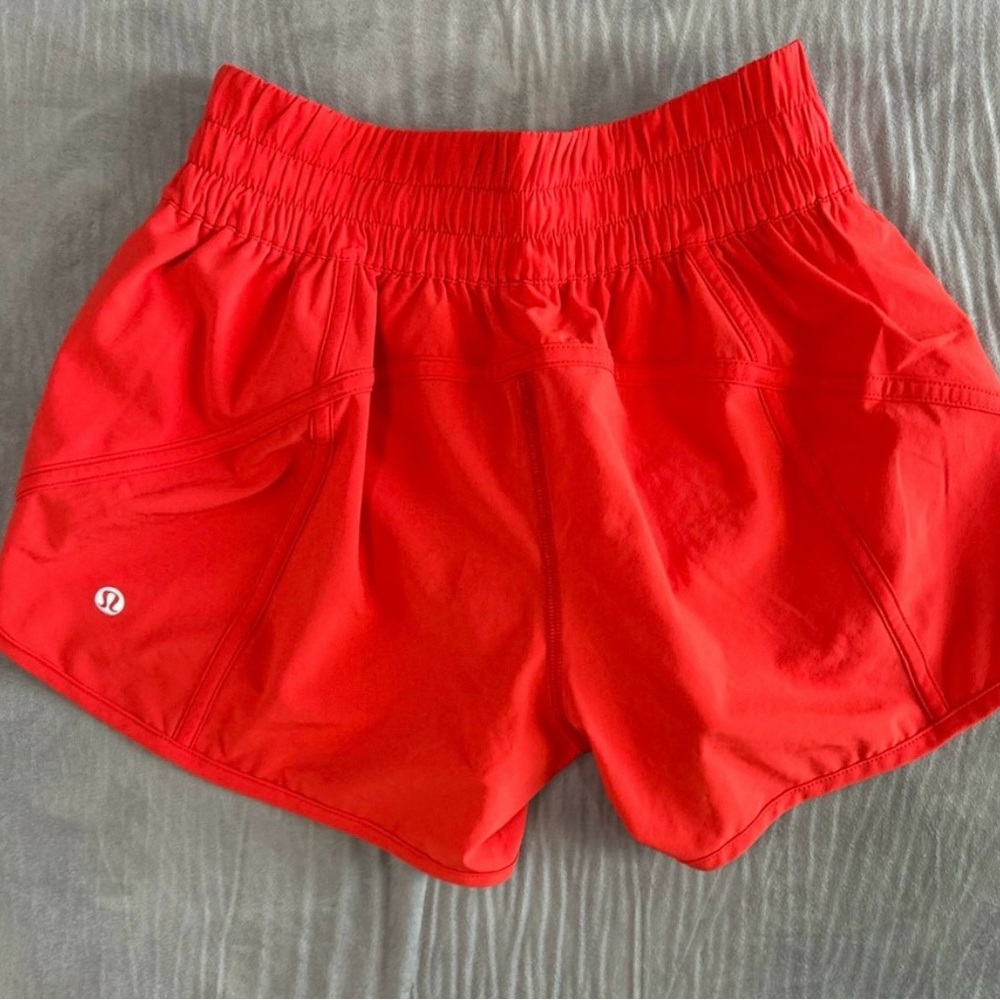 lululemon athletica Red Athletic Women's Shorts